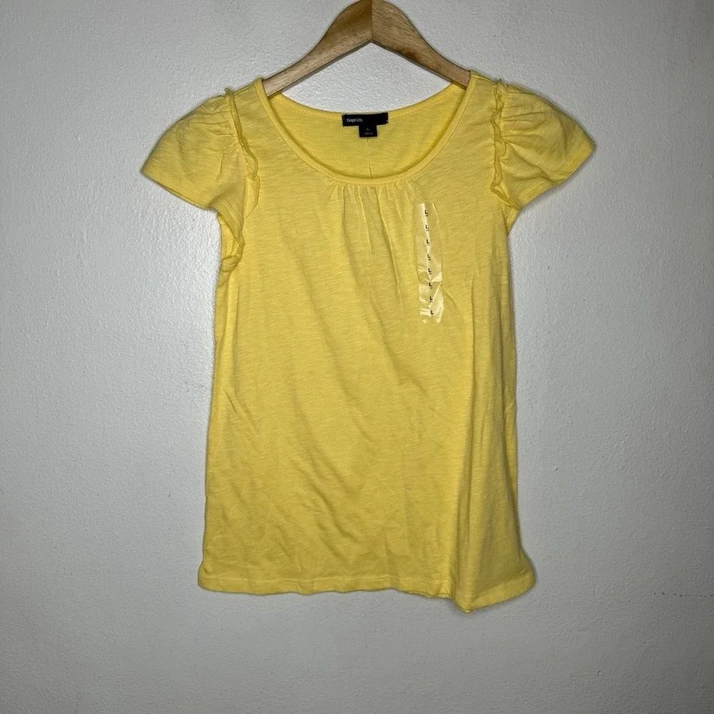 New Gap Kids Bundle Of 4 Cotton T-Shirt Long And Short Sleeve Girls Large 10